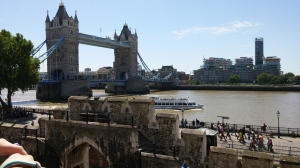 London Tower Bridge from the Tower of London