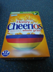 British Honey (not honey nut) Cheerios which taste good, but not as good as American Cheerios